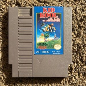 Nintendo Kid Kool NES Game Cartridge - Gray